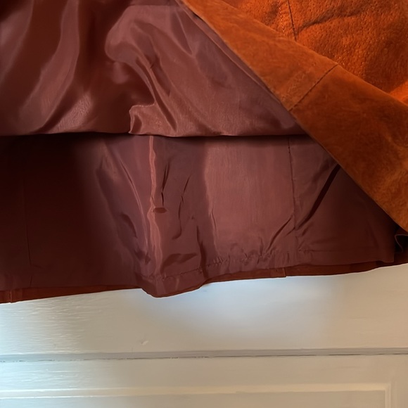 Kathy Ireland Sportswear Genuine Leather Skirt GUC - Picture 2 of 9